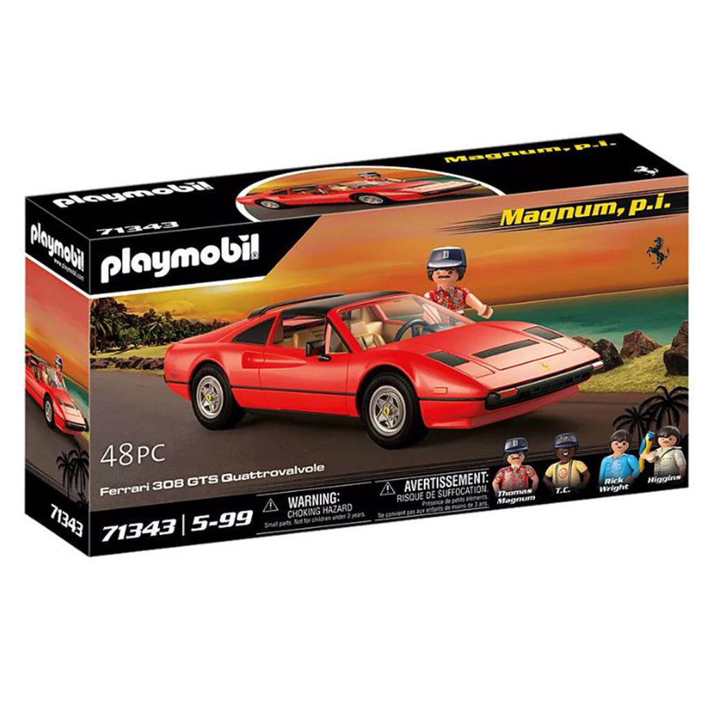 Playmobil Magnum PI Ferrari 308 GTS Quattrovalvole Building Set - Radar Toys