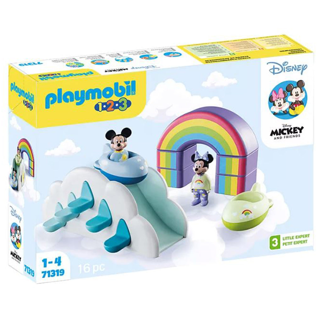 Playmobil 123 Disney Mickey's & Minnie's Cloud Home Building Set - Radar Toys