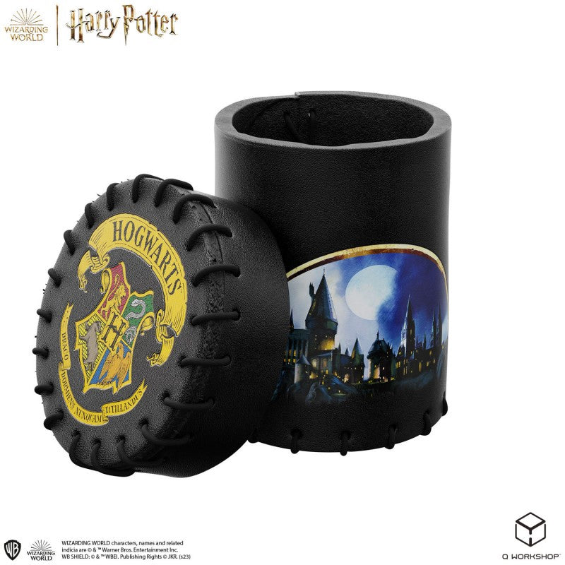 Q-Workshop Harry Potter Hogwarts Genuine Leather Dice Cup
