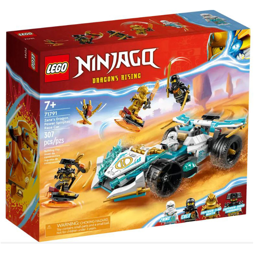 LEGO® Ninjago Dragons Rising Zane's Dragon Power Spinjitzu Race Car Building Set 71791 - Radar Toys
