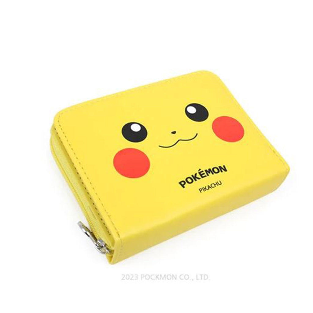 Pokemon Pikachu Face Zip Around Wallet