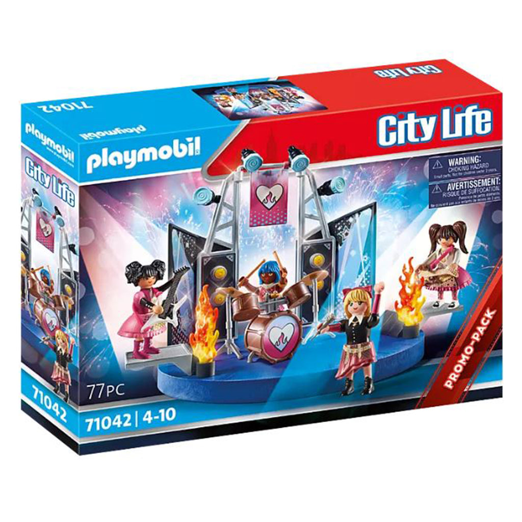 Playmobil City Life Music Band Building Set 71042