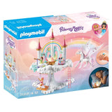 Playmobil Princess Magic Rainbow Castle In The Clouds Building Set 71359 - Radar Toys