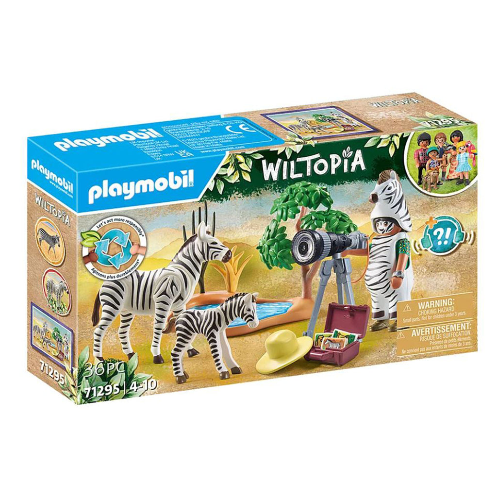 Playmobil Wiltopia Animal Photographer Building Set 71295 - Radar Toys