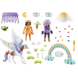 Playmobil Princess Magic Pegasus With Rainbow In The Clouds Building Set 71361 - Radar Toys
