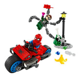 LEGO® Marvel Motorcycle Chase Spider-Man Vs Doc Ock Building Set 76275 - Radar Toys