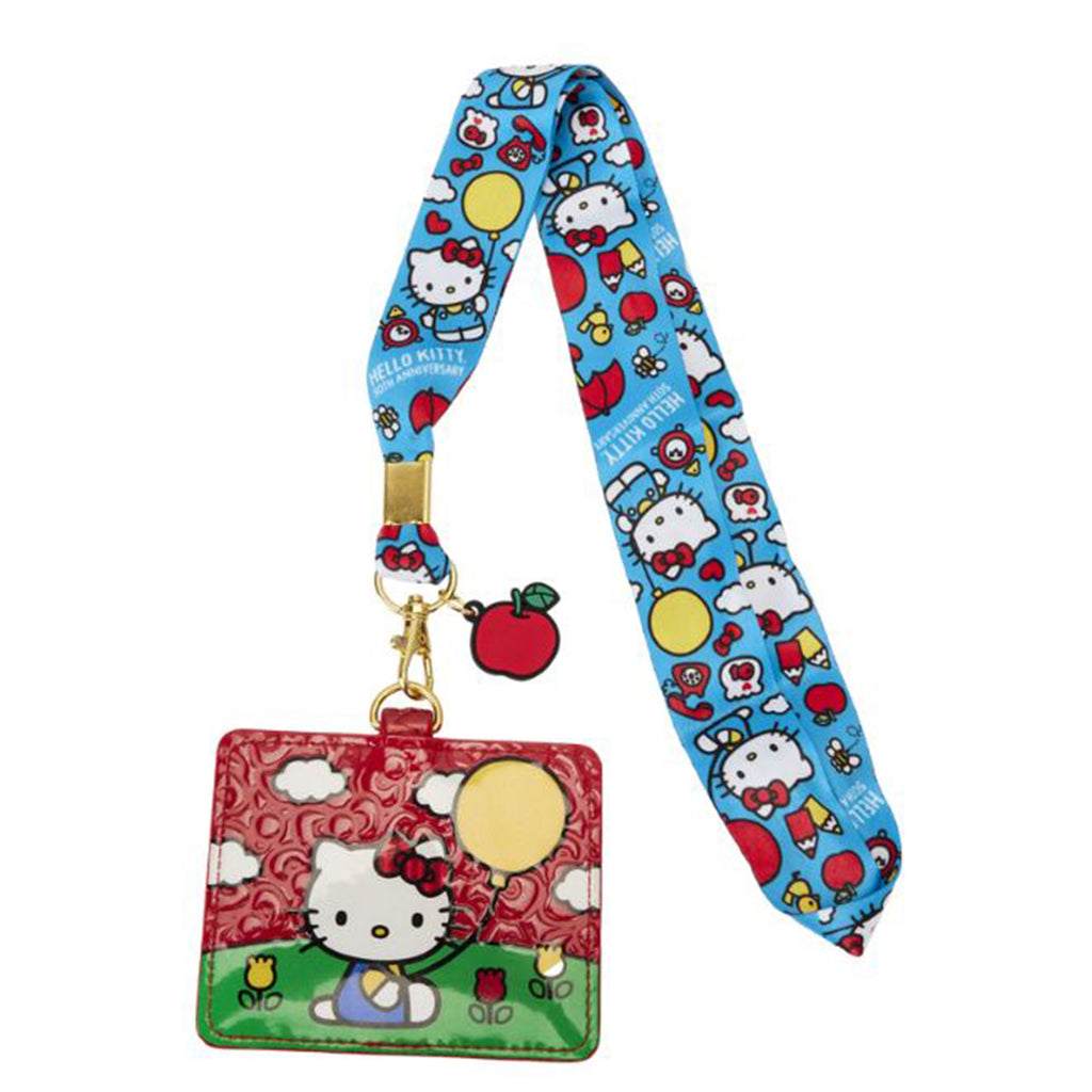 Loungefly Sanrio Hello Kitty 50th Anniversary Classic Lanyard With Cardholder