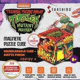 Fun In Motion Shashibo Teenage Mutant Ninja Turtles Mutant Mayhem Series 2 Mikey Puzzle - Radar Toys