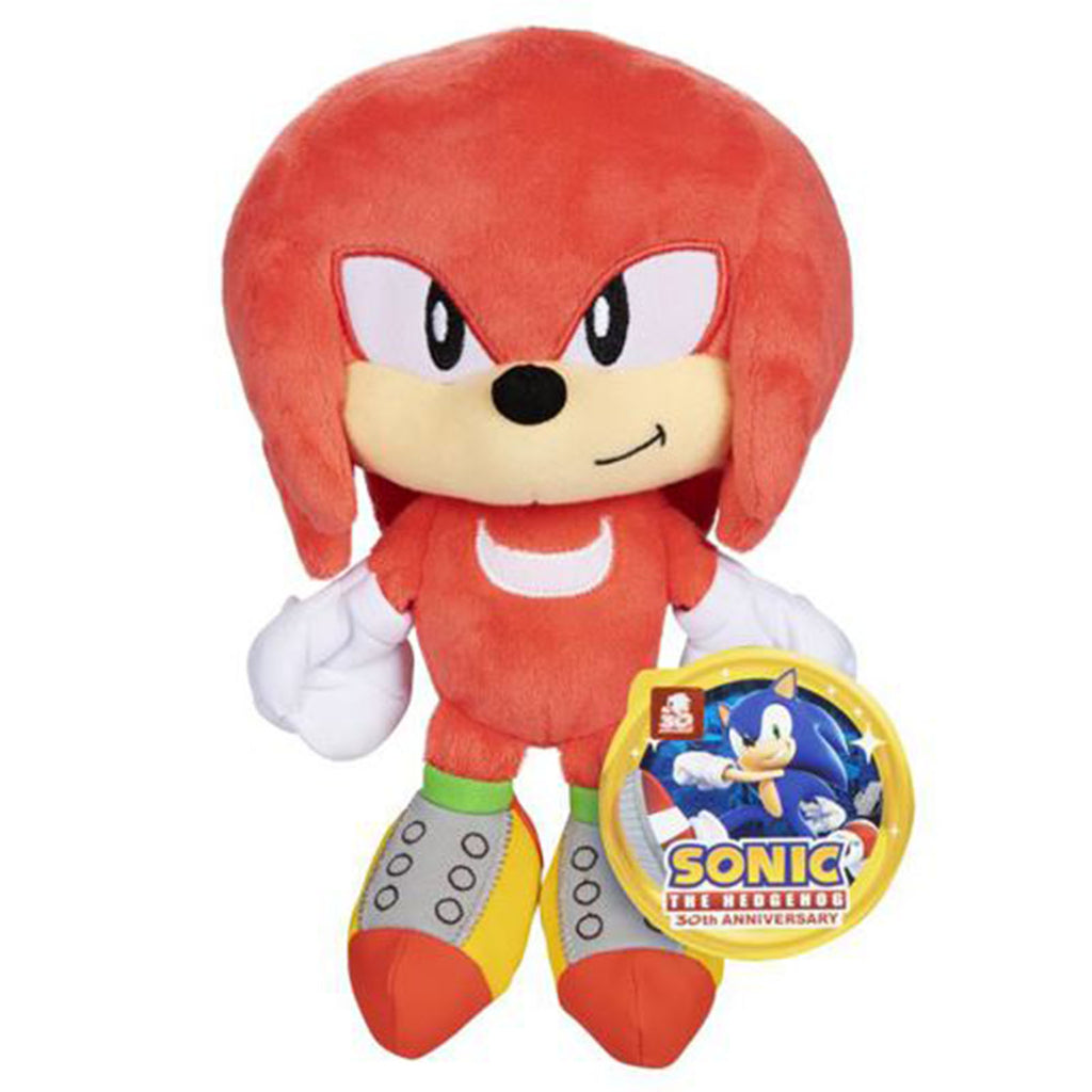 Sonic The Hedgehog Knuckles 9 Inch Plush Figure - Radar Toys
