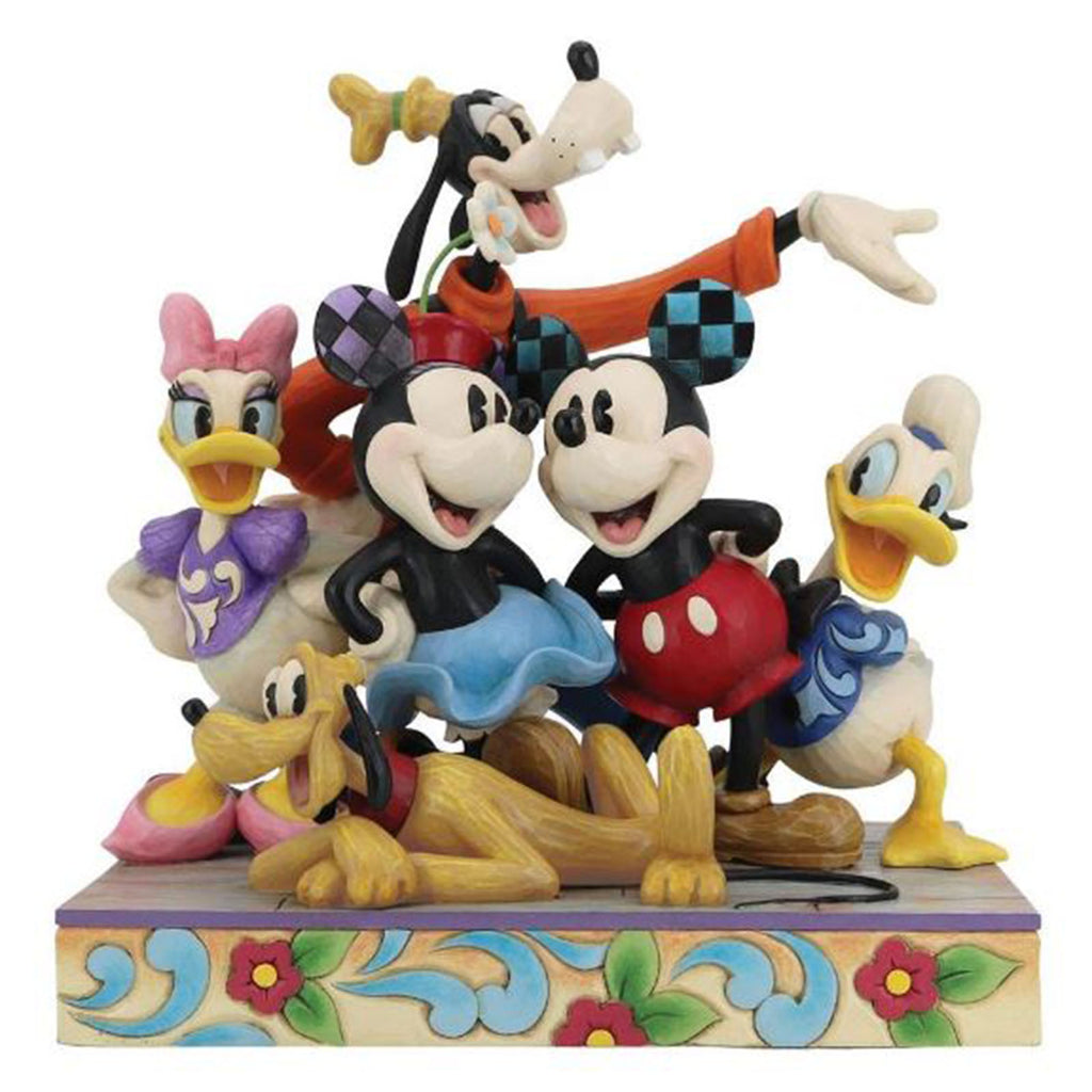 Enesco Disney Traditions Mickey And Friends Pals Forever Decorative Figurine