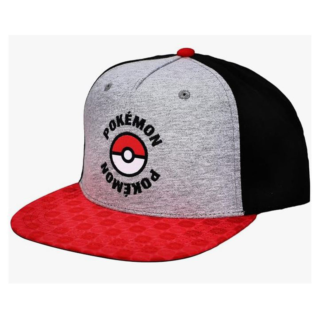 Bioworld Pokemon Pokeball Emblem Snapback Hat