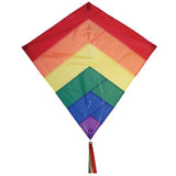 In The Breeze Rainbow Overlay 30 x 30 Diamond Kite 2947 - Radar Toys