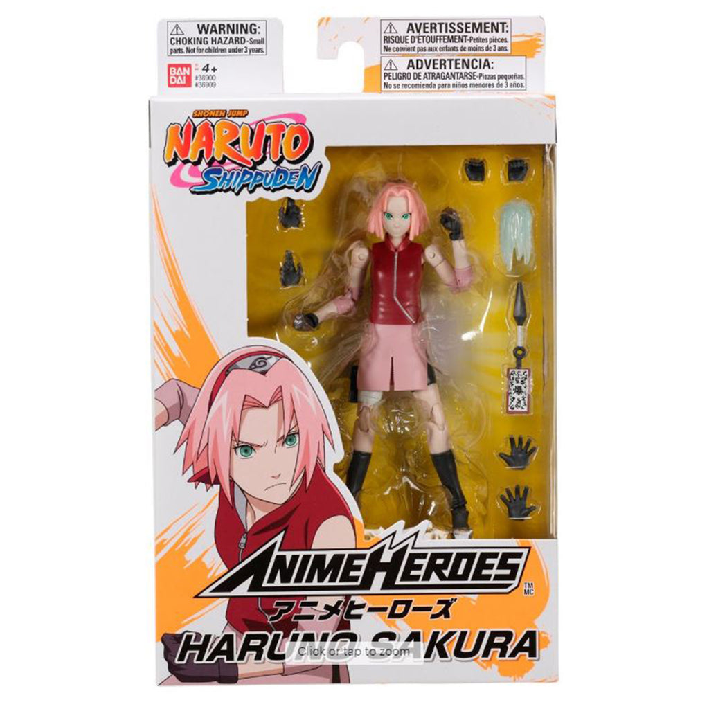 Bandai Anime Heroes Naruto Shippuden Haruno Sakura Action Figure - Radar Toys