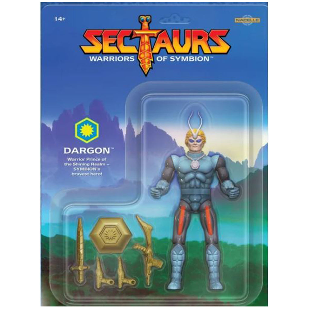 Nacelle Sectaurs Warriors Of Symbion Dargon 7 Inch Action Figure