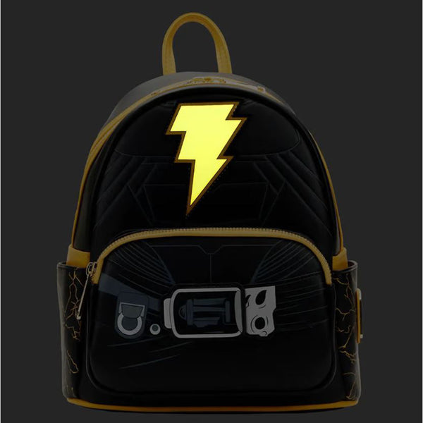 Loungefly DC Comics Black Adam Light Up Cosplay Mini Backpack Gifts Travel Loungefly DC Comics Black Adam Light Up Cosplay Mini  main image 2