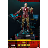 Hot Toys Marvel Deluxe Iron Man The Origins Collection Comics Masterpiece Sixth Scale Figure - Radar Toys
