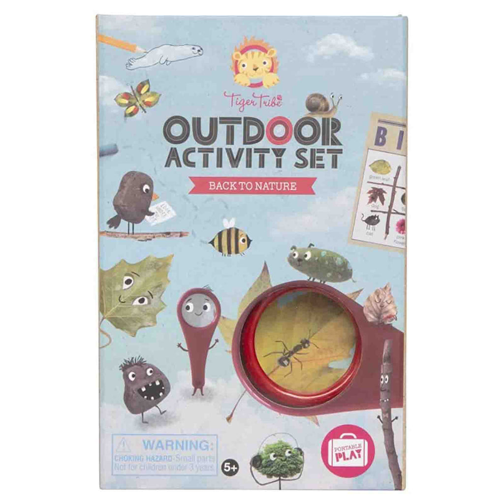 Schylling Tiger Tribe Back To Nature Outdoor Activity Coloring Set
