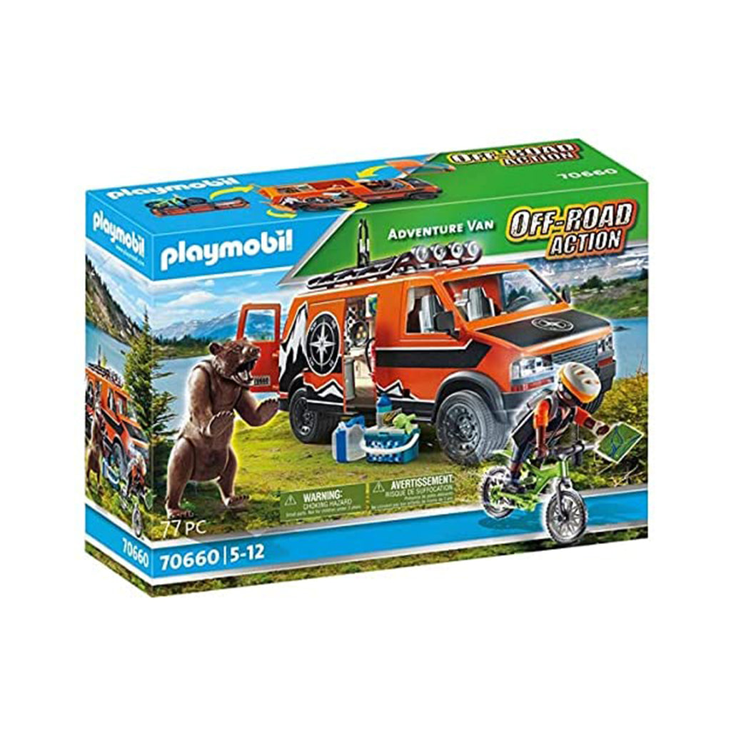 Playmobil Off Road Action Adventure Van Building Set 70660