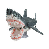 Nanoblock Great White Shark Animals Deluxe Building Set - Radar Toys