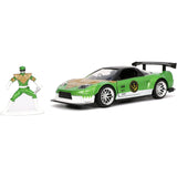 Jada Toys Power Rangers Green Ranger And 2002 Honda NSX Type-R Japan Spec Diecast Set - Radar Toys