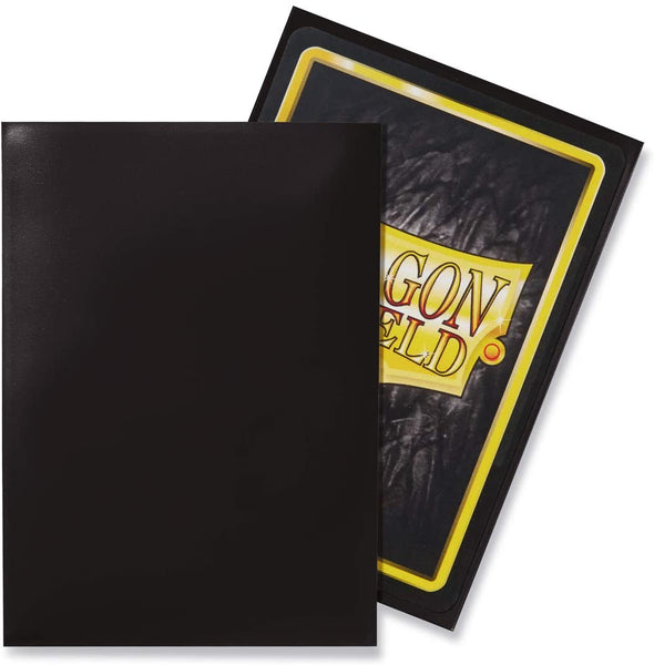 Dragon Shield Black Classic 100 Count Standard Sleeves | Radar Toys