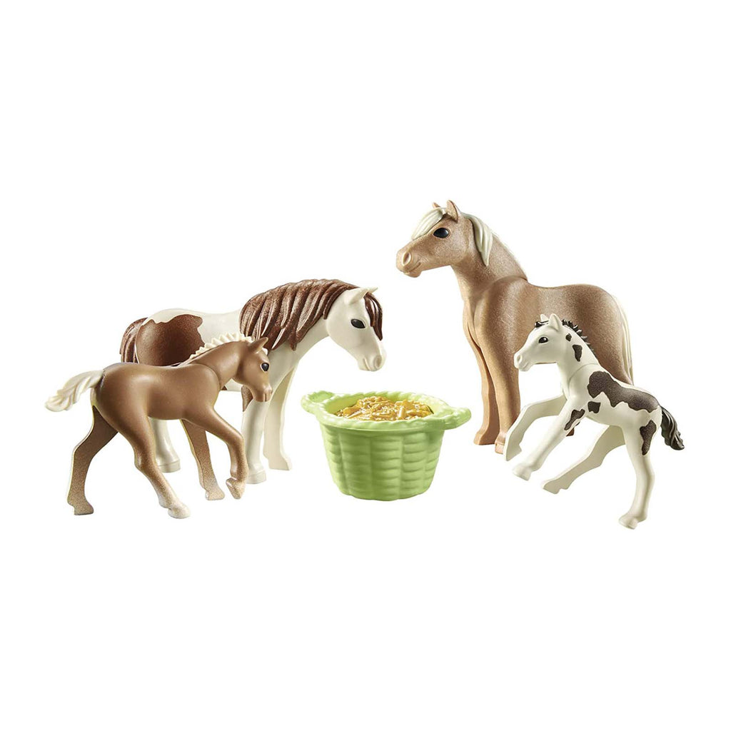 Playmobil Icelandic Ponies With Foals Figure Set 71000