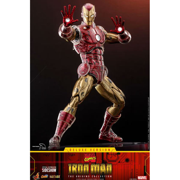 Hot Toys Marvel Deluxe Iron Man Comics Sixth Scale Figure | Radar Toys