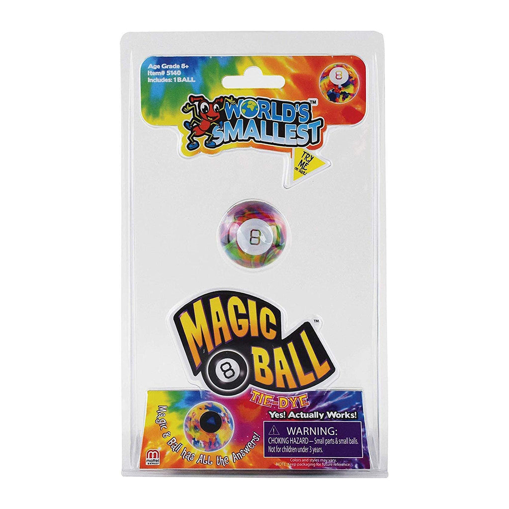 World's Smallest Magic 8 Ball Tie-Dye Figure - Radar Toys