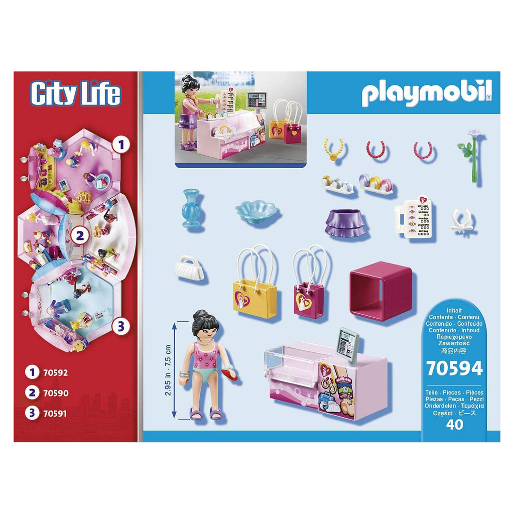 Playmobil City Life Fashion Accessories Building Set 70594