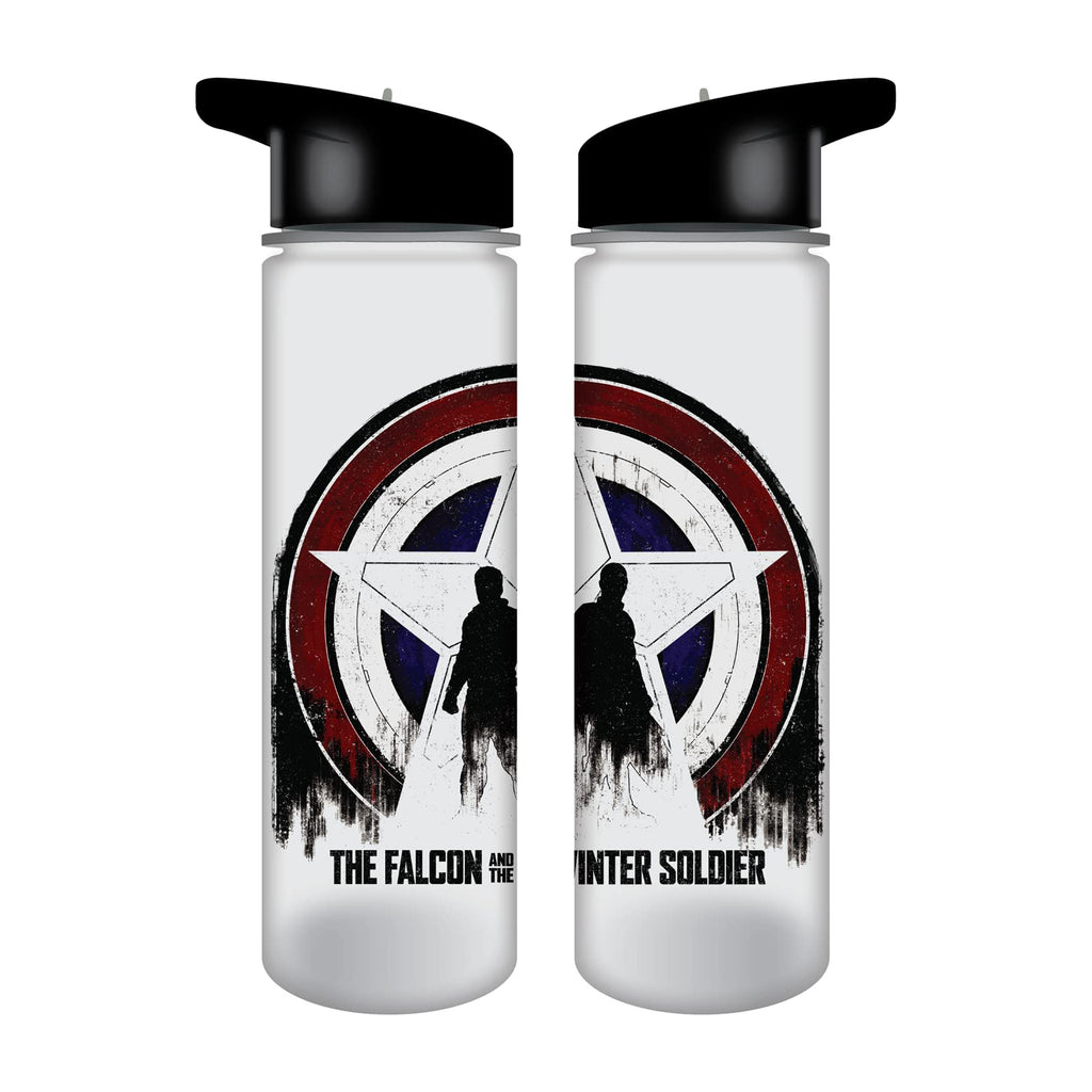 Bioworld Marvel Falcon And The Winter Soldier 24oz Tritan Water Bottle