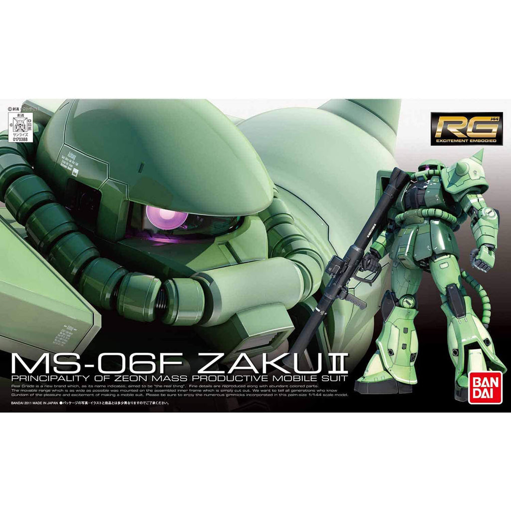 Bandai Gundam MS-06F Zaku II HG Model Kit