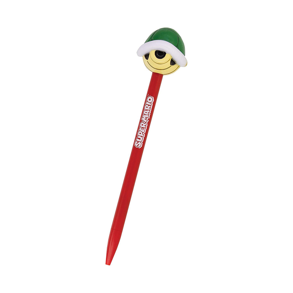 Super Mario Pen With Green Shell Topper - Radar Toys