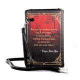 The Raven Vintage Book Clutch Bag Vinyl Wallet - Radar Toys