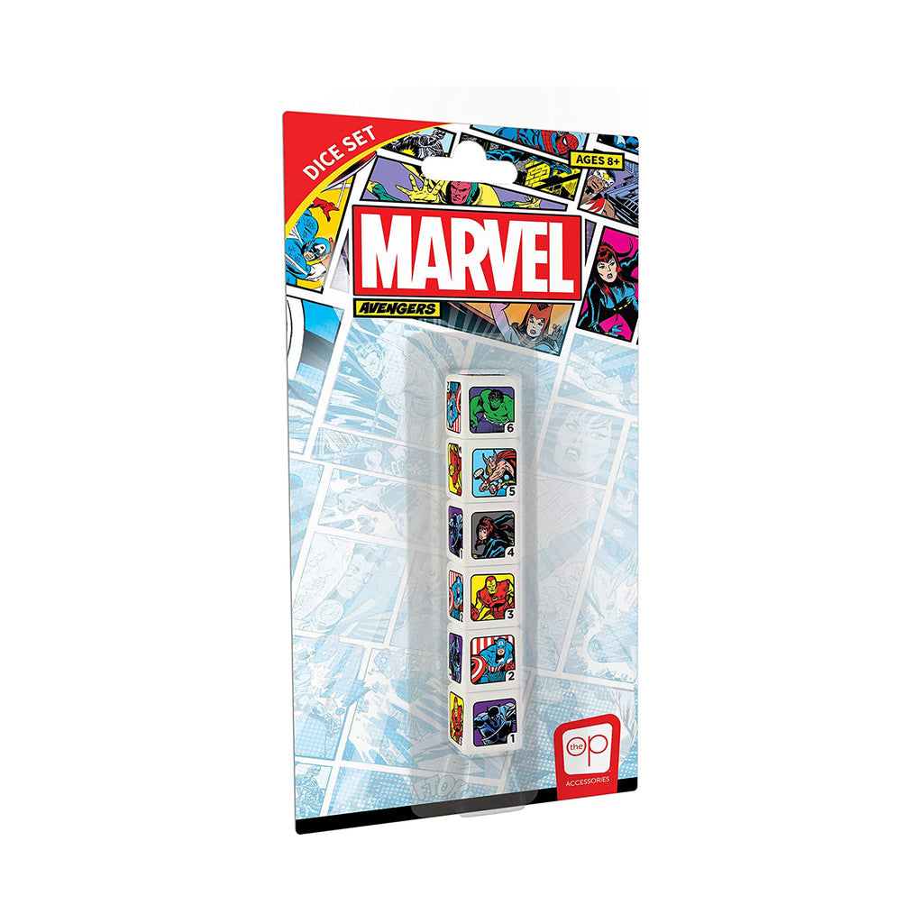 USAopoly Marvel Avengers 6 Piece Dice Set