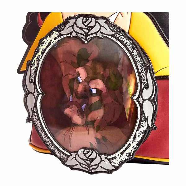 Loungefly Disney Villains Scenes Series Gaston Mini Backpack Amazon.com: Loungefly Disney Villains Scene Gaston MINI  main image 4
