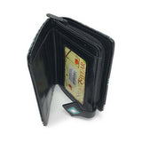 Shagwear Mermaid Garden Small Black Zipper Wallet - Radar Toys