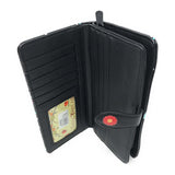 Shagwear Llama Pattern Large Black Zipper Wallet - Radar Toys