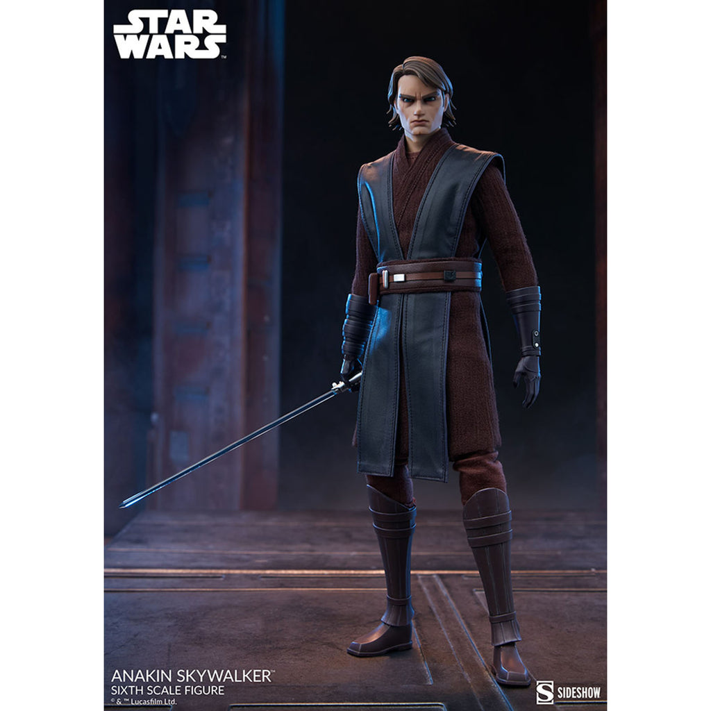 Sideshow Star Wars The Clone Wars Anakin Skywalker Sixth Scale Figure