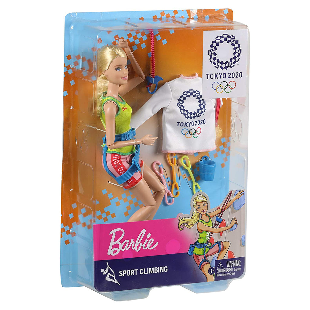 Barbie Tokyo 2020 Sport Climbing Doll Set