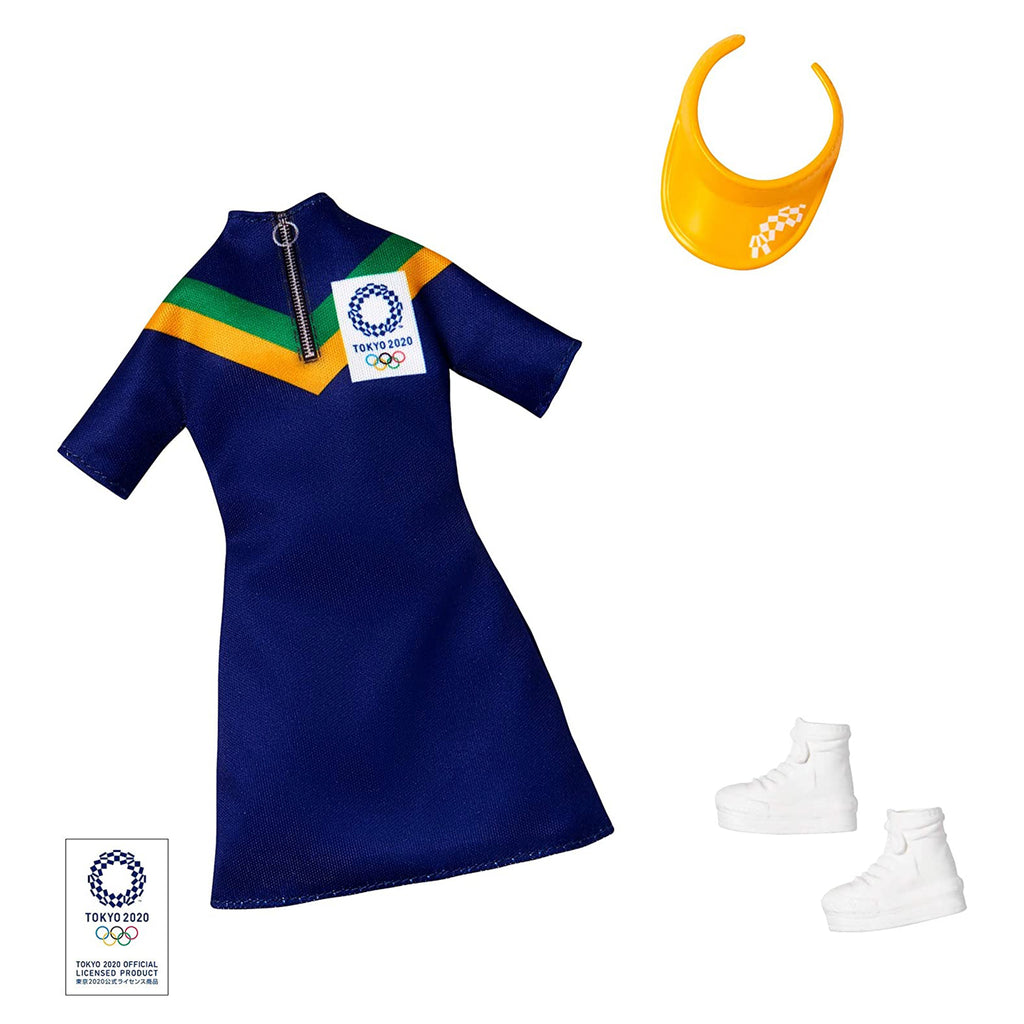 Barbie Tokyo Olympics 2020 Top With Skirt Clothing Set