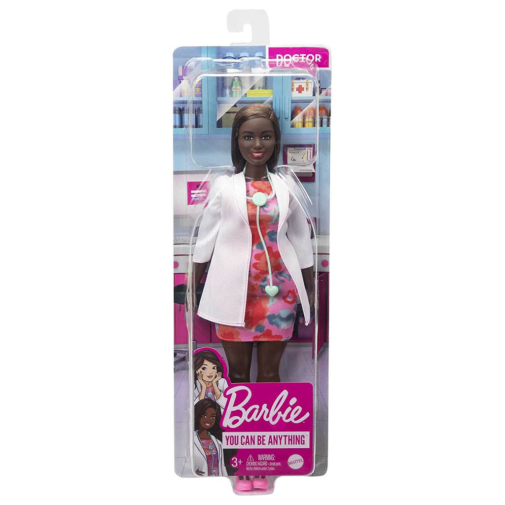 Barbie You Can Be Anything Doctor Brunette Doll