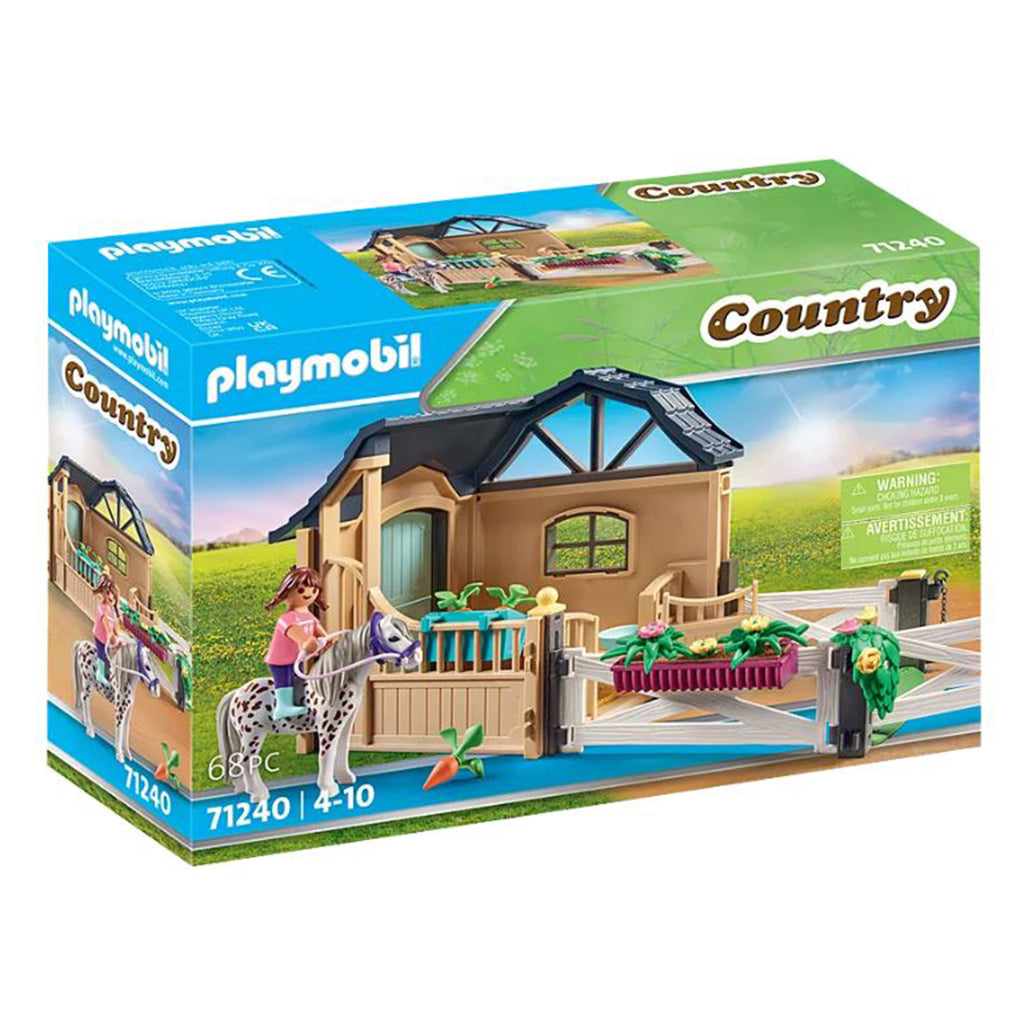 Playmobil Country Riding Stable Extension Building Set 71240