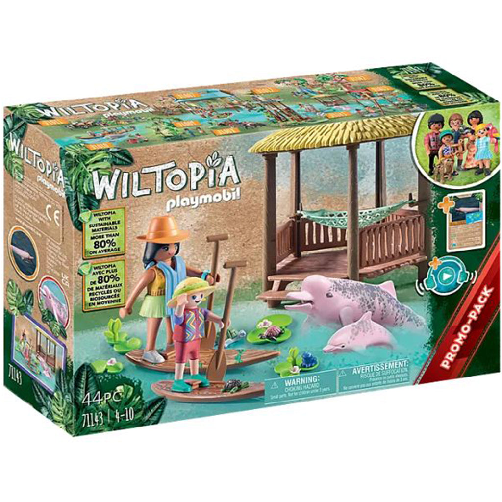 Playmobil Wiltopia Paddling Tour With River Building Set 71143
