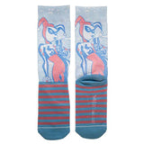 DC Batman Harley Quinn Juniors Faded 1 Pair Of Crew Socks - Radar Toys