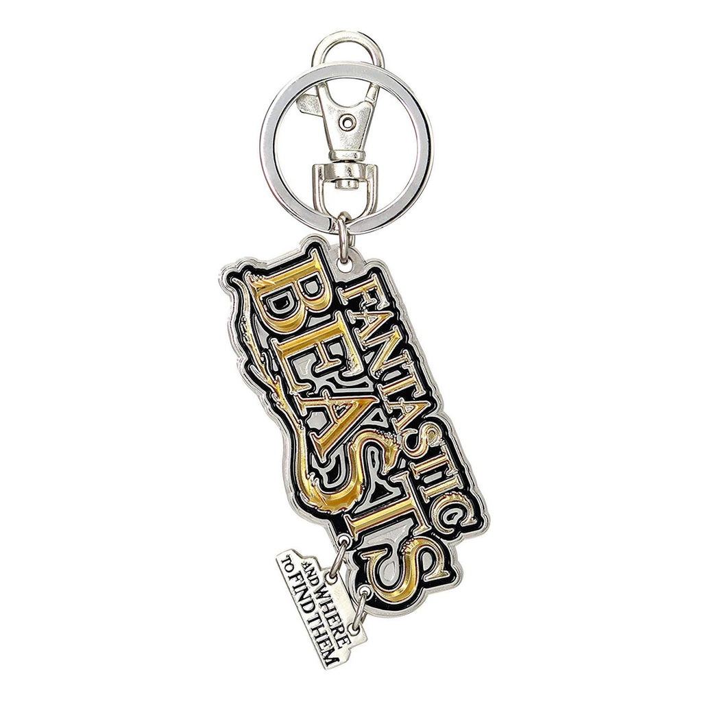 Fantastic Beasts Colored Logo Metal Keychain