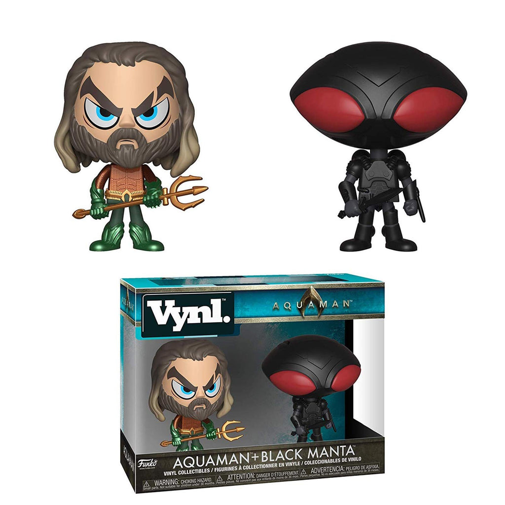 Funko Aquaman Vynl Aquaman Black Manta Vinyl Figure Set - Radar Toys
