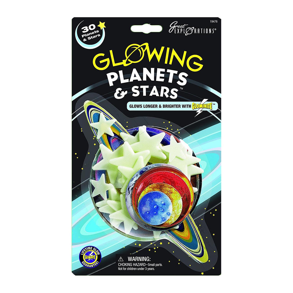 Great Explorations Glowing Planets And Stars 30 Count - Radar Toys