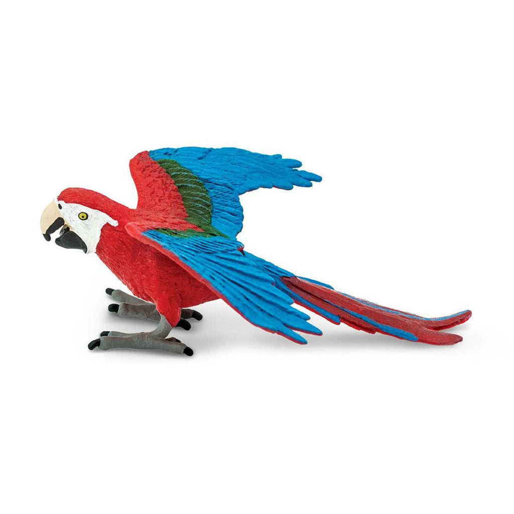 Green-Winged Macaw Wings Of The World Birds Figure Safari Ltd - Radar Toys