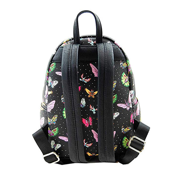 Loungefly Multicolor Pokemon Butterfly Mini Backpack - Black Loungefly Pokemon Butterfly Mini Backpack | Radar Toys main image 4