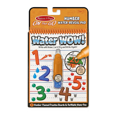 Melissa And Doug On The Go Water Wow Water Numbers Reveal Pad - Radar Toys